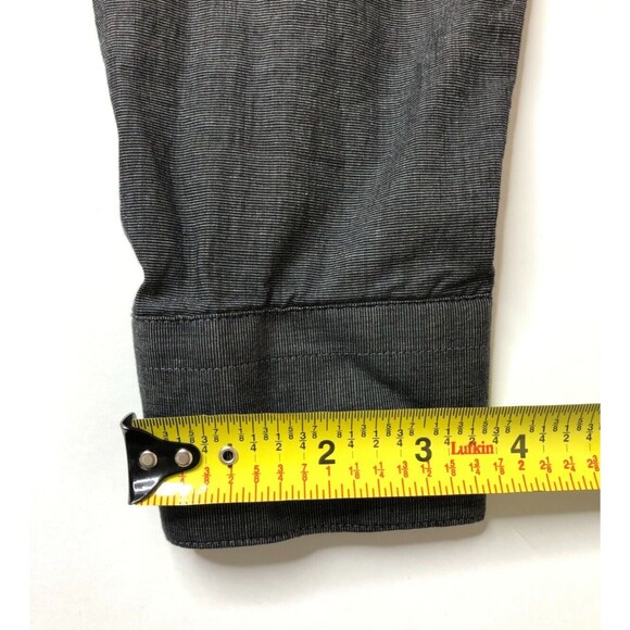 APT. 9 Men’s Slim Fit Long Sleeve Button Up Shirt Dark Gray Medium - Picture 7 of 9